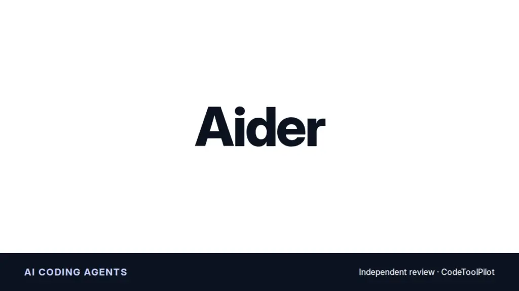 Aider review title card