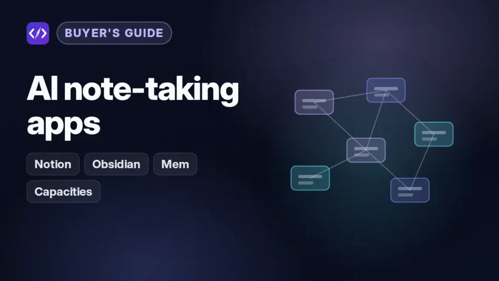 AI note-taking apps: CodeToolPilot editorial illustration
