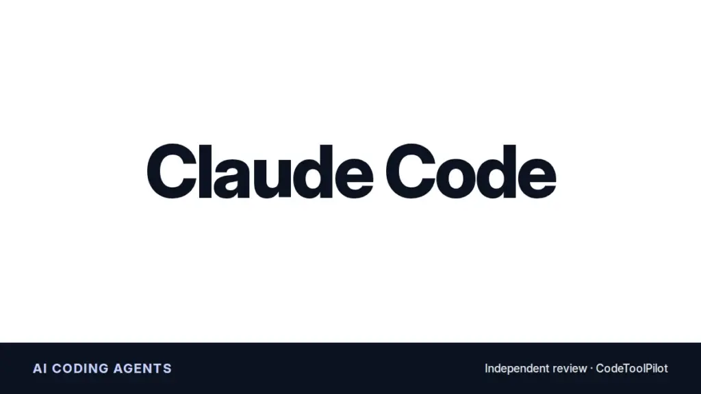 Claude Code review title card