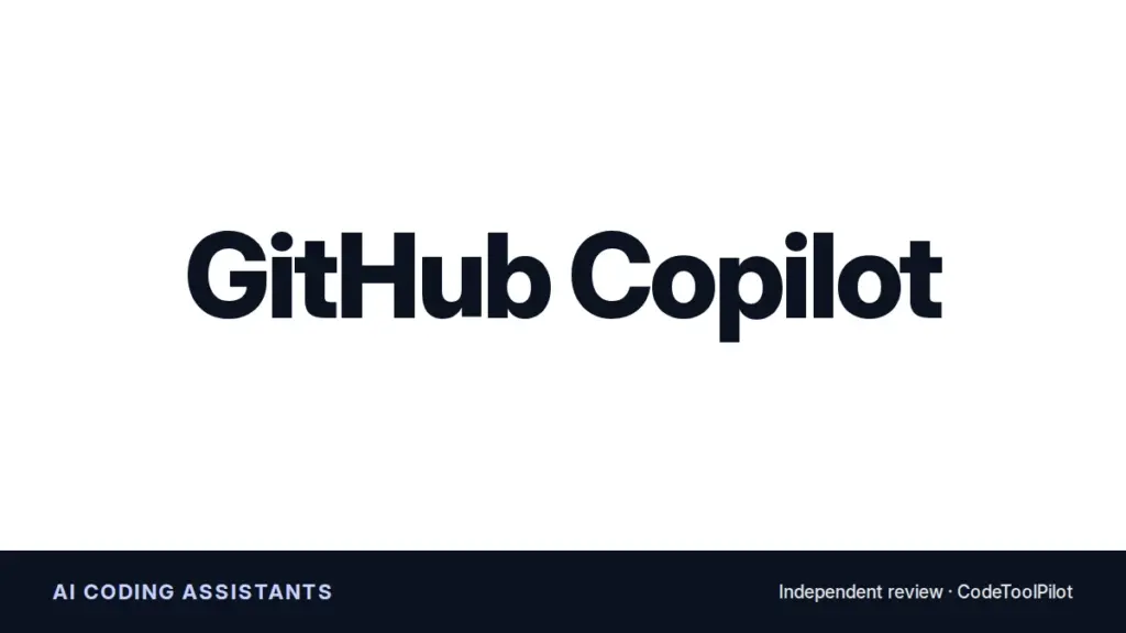 GitHub Copilot review title card