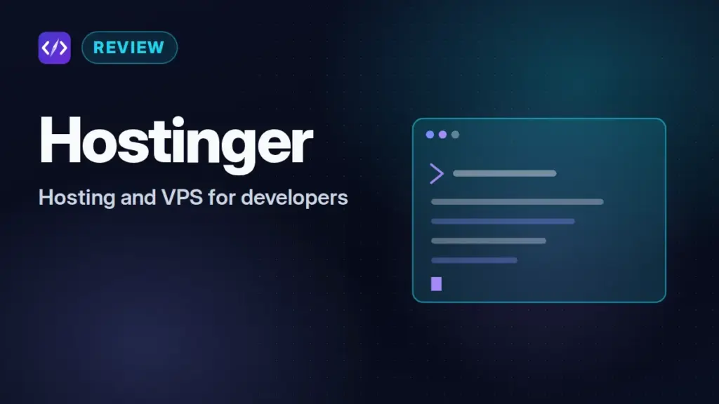 Hostinger review: CodeToolPilot editorial illustration (hosting and vps for developers)