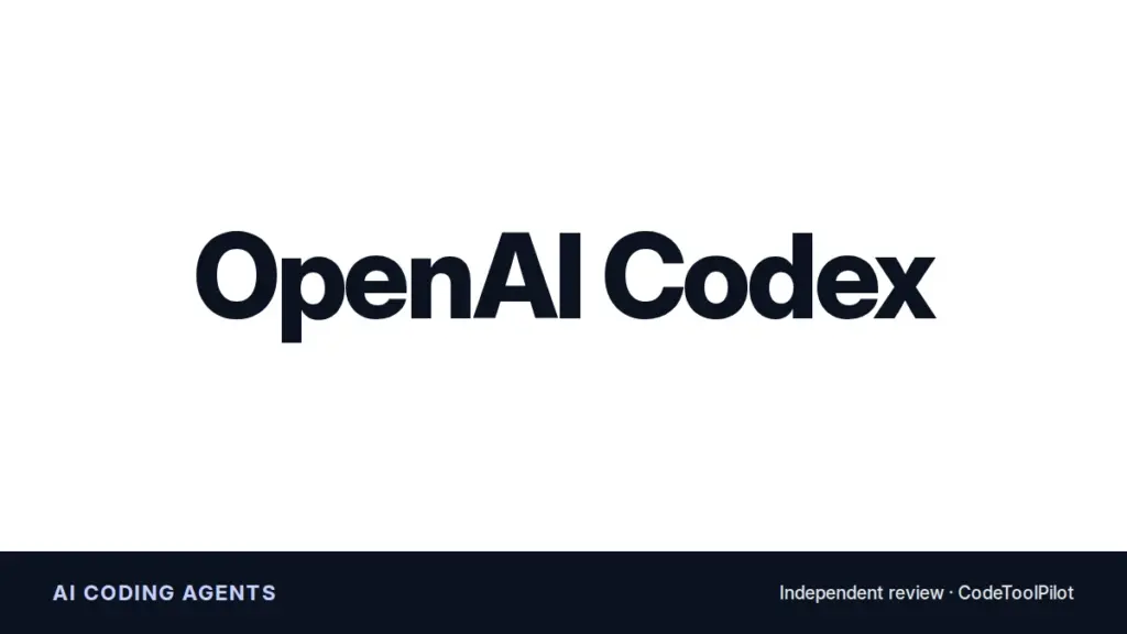 OpenAI Codex review title card