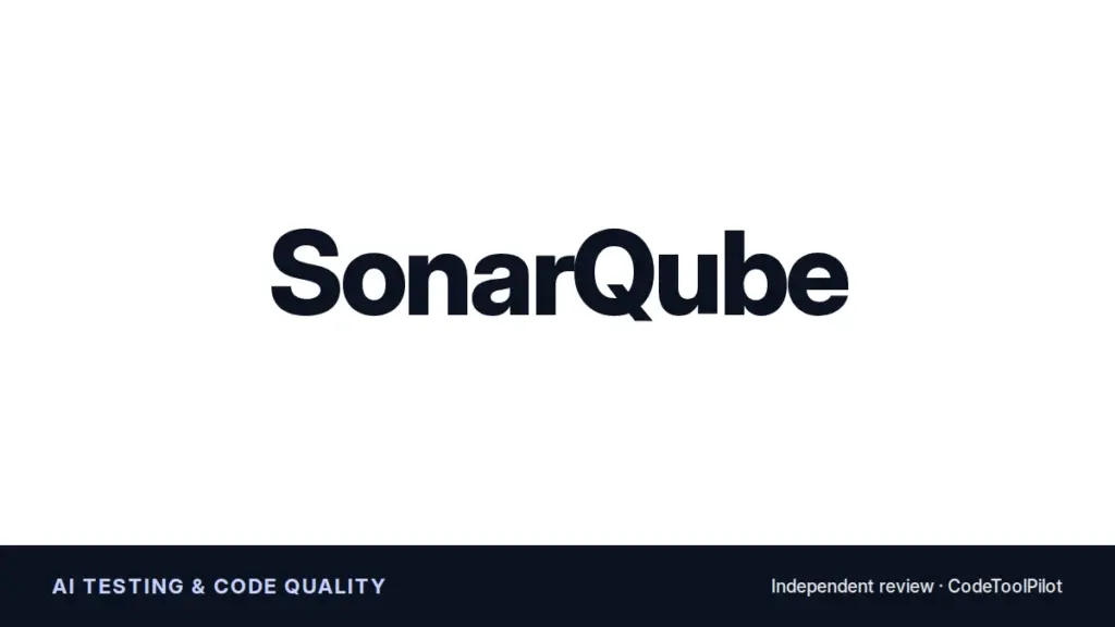 SonarQube review title card