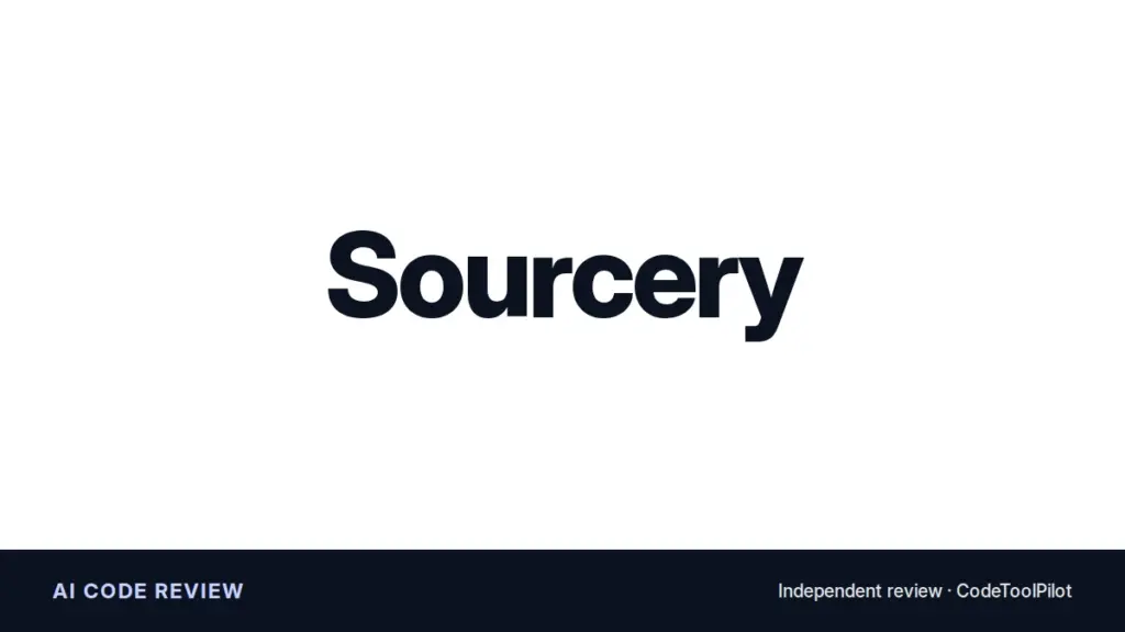 Sourcery review title card