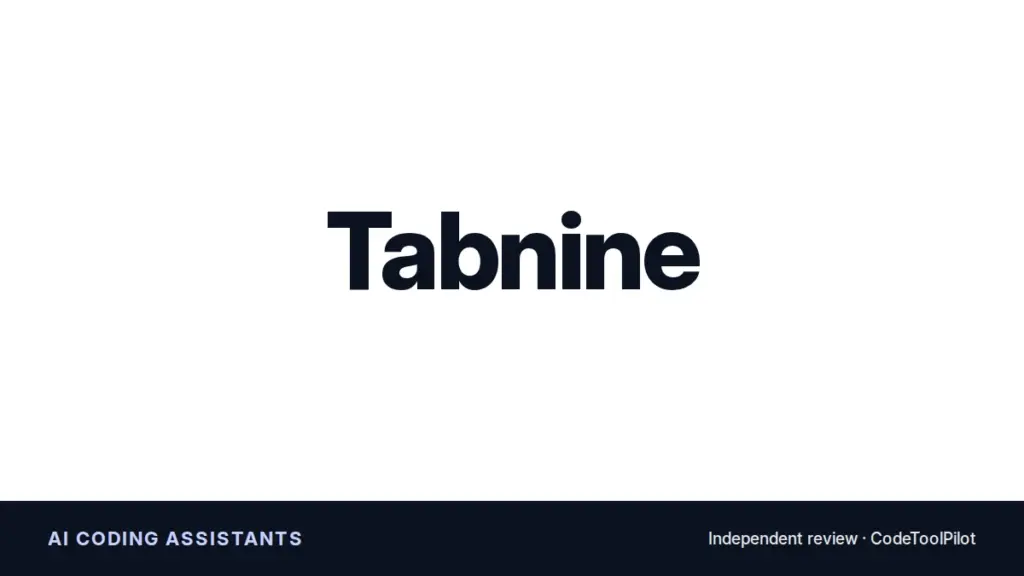 Tabnine review title card
