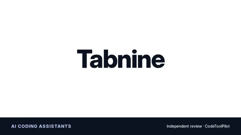 Tabnine Review (2026): Private AI Coding After the Tricentis Acquisition